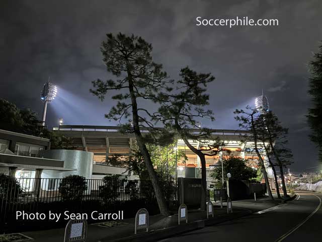 Night game at Nack5 Stadium.
