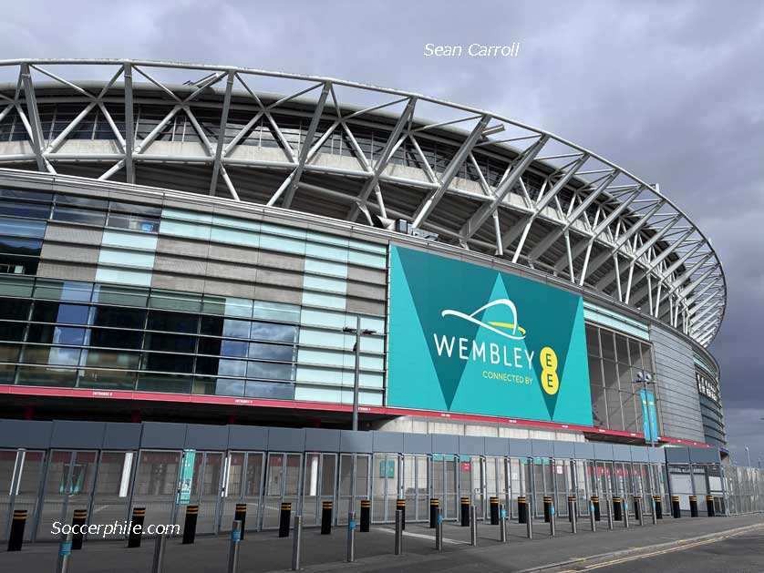Wembley Stadium.