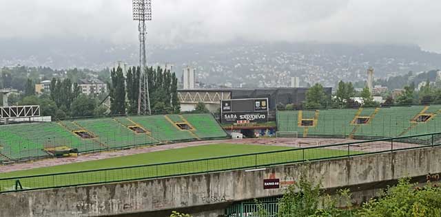 Kosevo Olympic Stadium.
