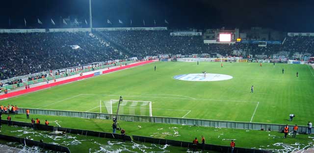 Paok Stadium in Greece.