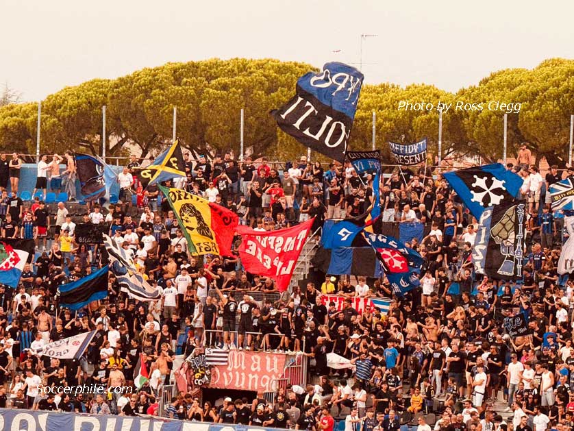 Serie B action v Empoli.