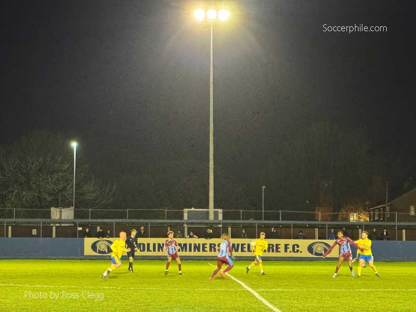 Match action under the lights.