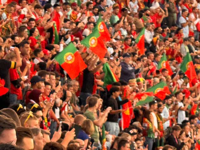 Portugal v Slovenia in Frankfurt.