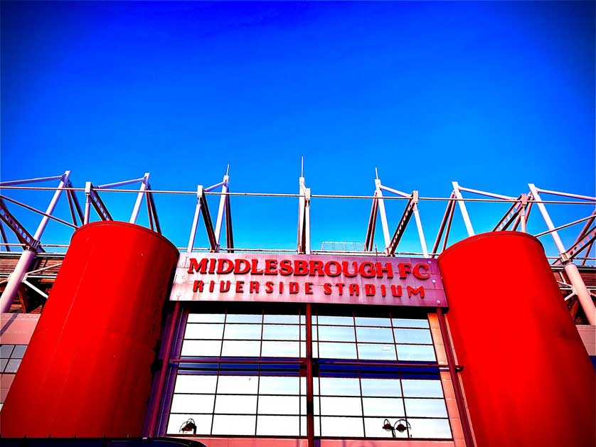 The Riverside Stadium.