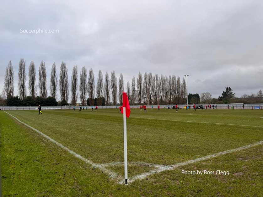 Corner flag.
