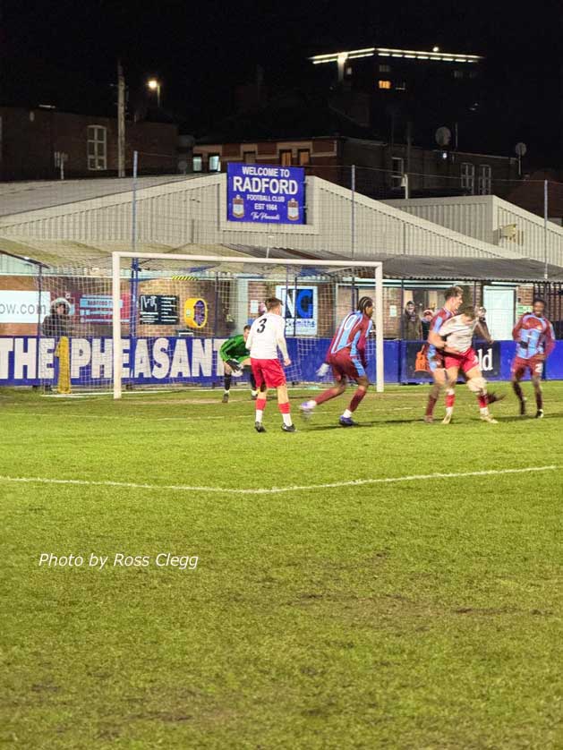 Radford v Stapleton Town.