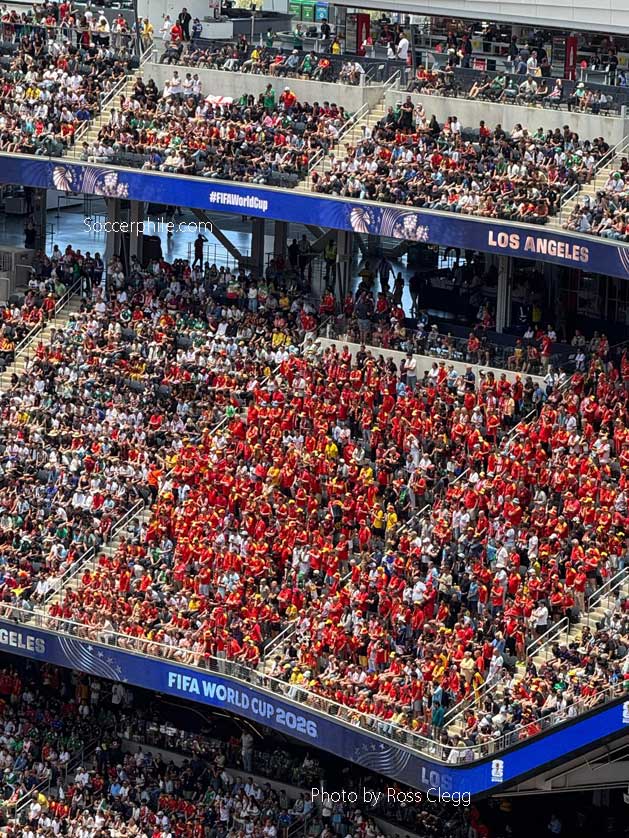 Belgium fans.