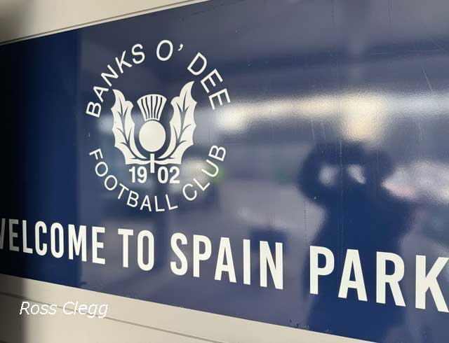 The stadium is the home of Banks o' Dee FC established 1902.