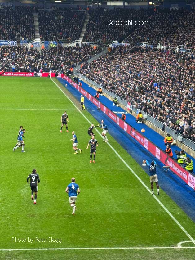 Match action, St Andrews.