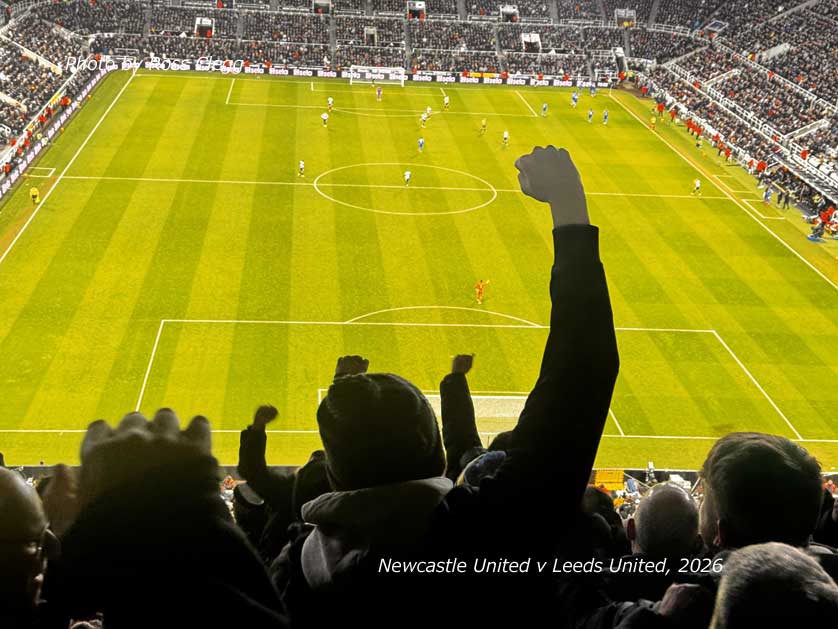 Football supporters.