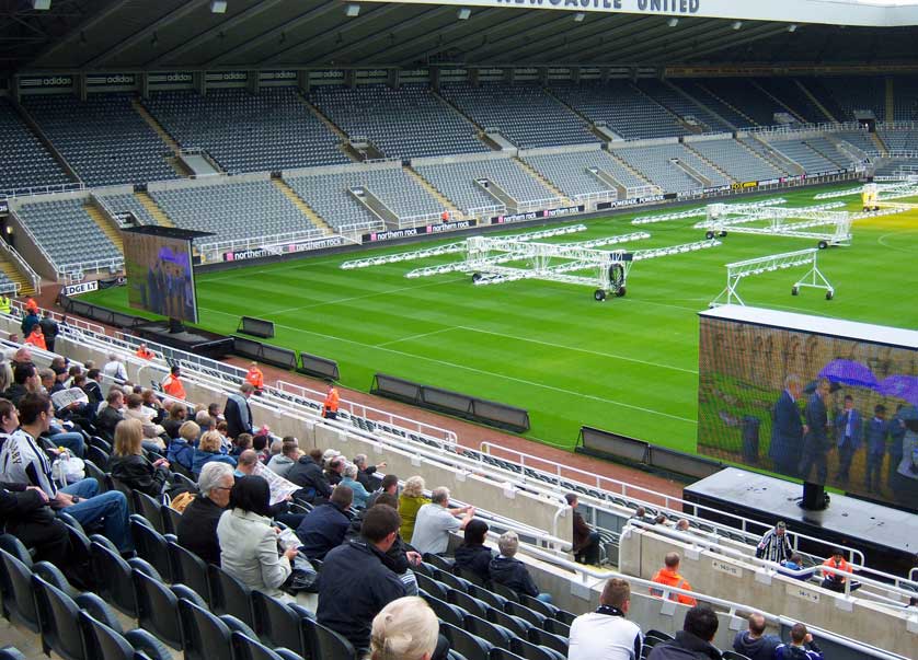 Memorial service for Bobby Robson.
