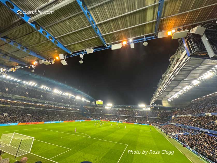 Chelsea's Stamford Bridge Stadium.
