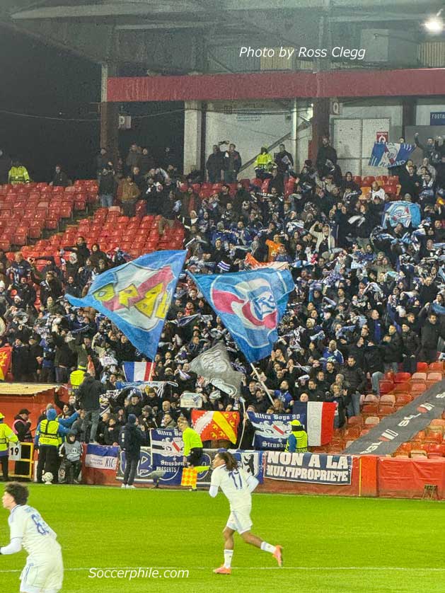 Strasbourg fans.