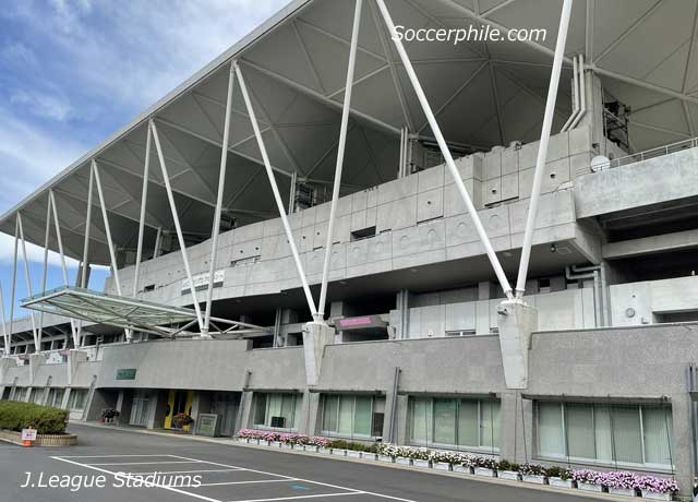 Exterior of the West (Main) Stand.