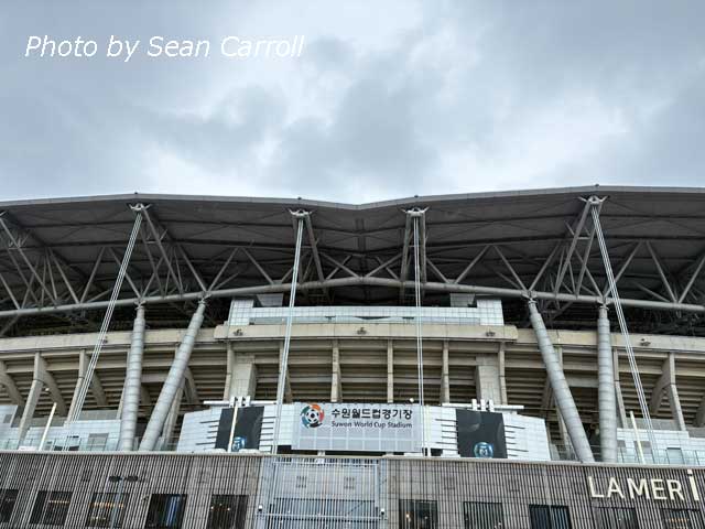 Suwon World Cup Stadium.