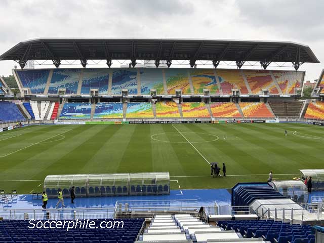 Suwon World Cup Stadium.
