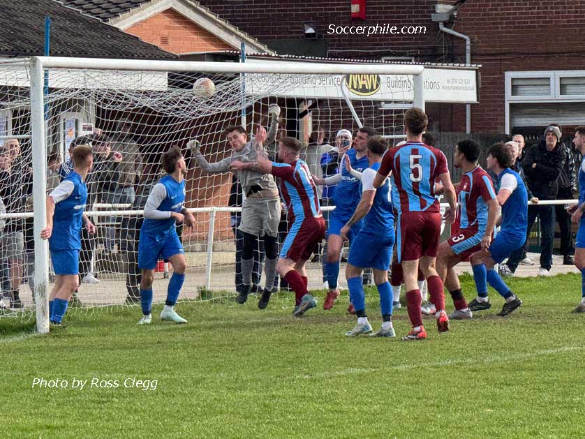 Goalmouth action.