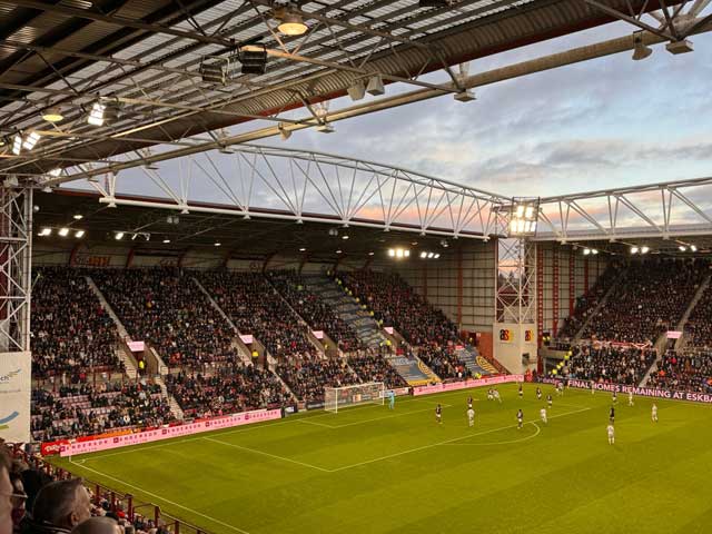 The stadium has a capacity of just under 20,000.
