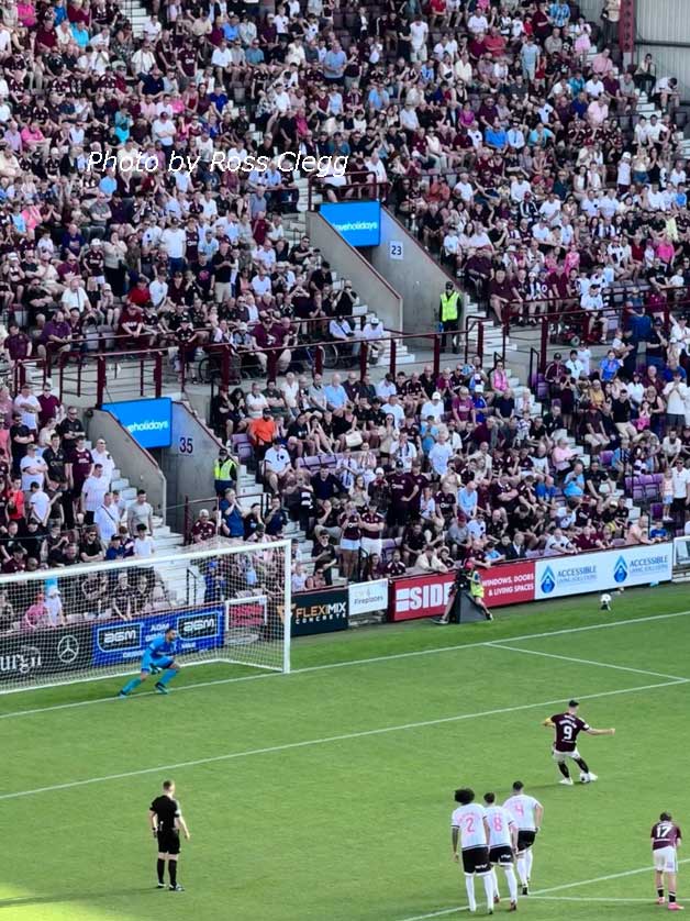 Hearts v Dunfermline, 2025.