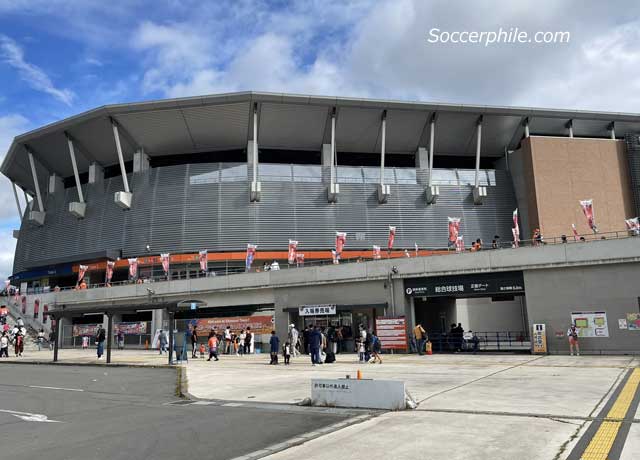 Nagano U Stadium, Nagano aka Minami Nagano Sports Park Stadium.