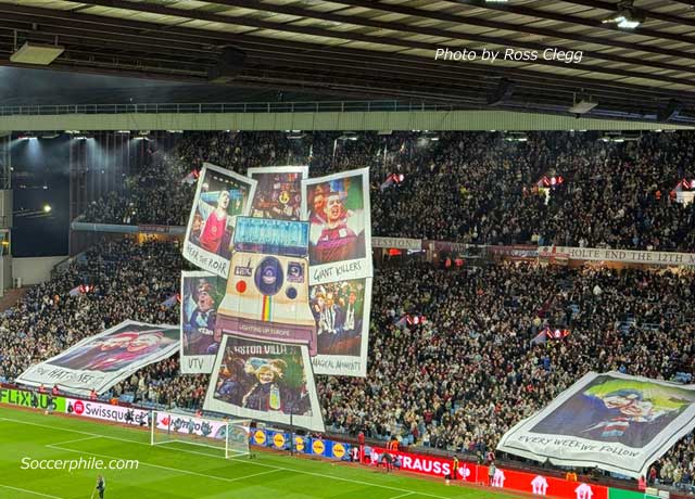 Tifo, Villa Park, England.