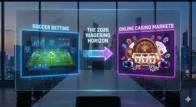 The 2026 Wagering Horizon: Soccer Betting vs. Online Casino Markets.