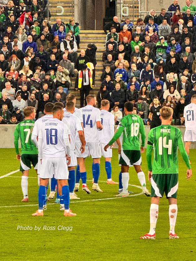 World Cup qualifier NI v Slovakia.