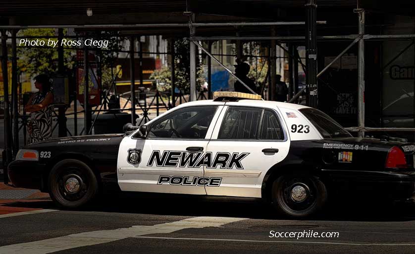 Newark Police car.