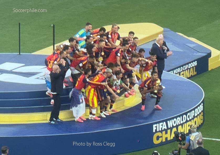 Spain win World Cup 2026.