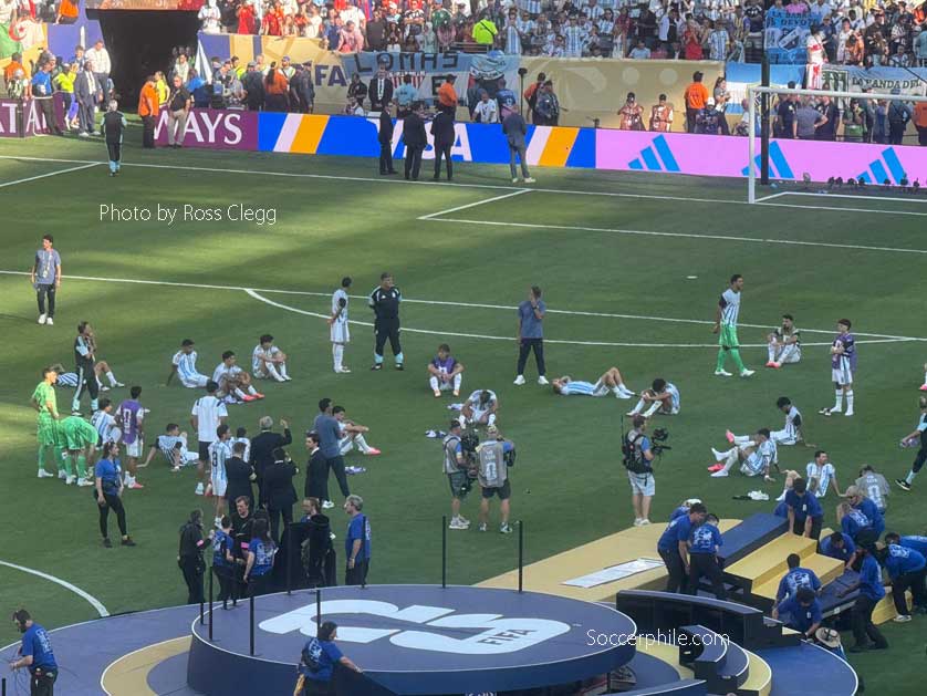 Argentina disconsolate.