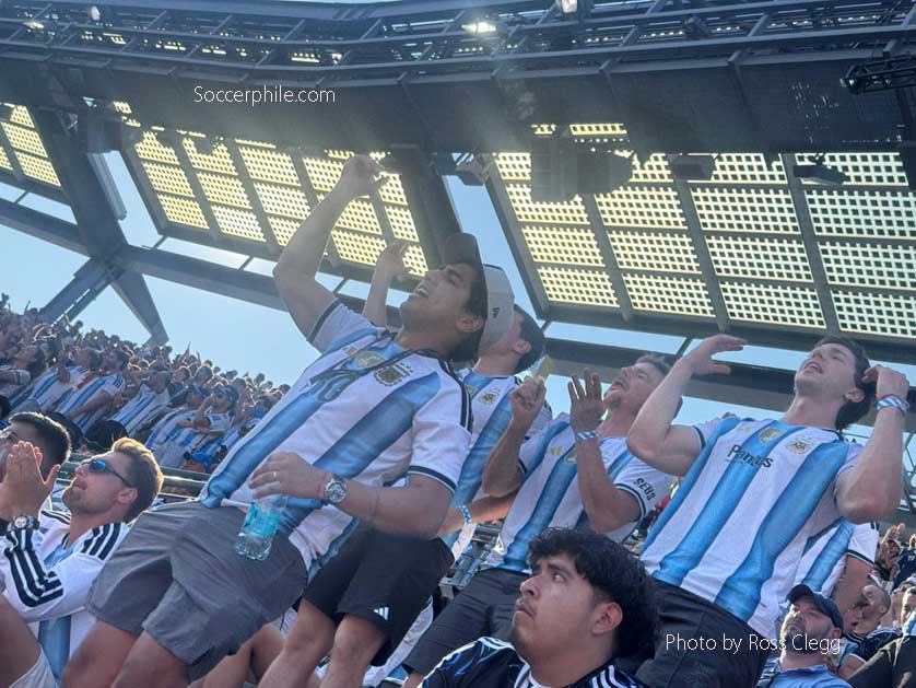 Argentina fans.