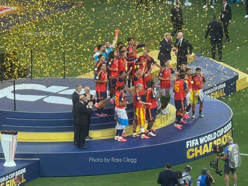 Spain win World Cup 2026.