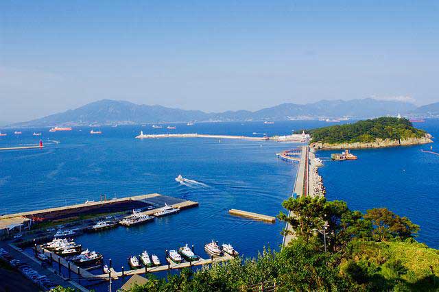 Yeosu's beautiful coast.