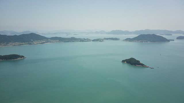 Yeosu's beautiful coast.