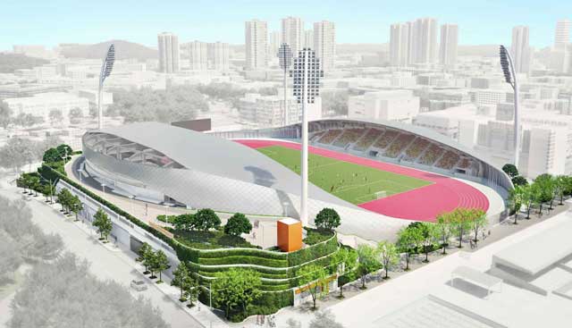 Yuen Long Stadium.