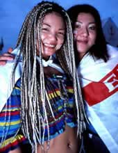Japanese England supporters.