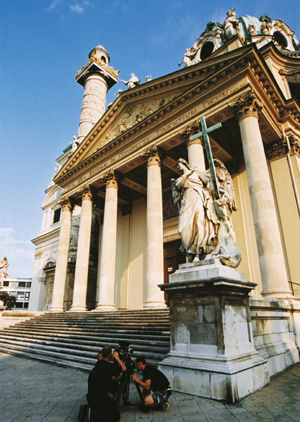 Church of St. Charles Borromeo, Vienna, Austria.
