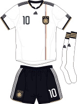 Germany team jersey kit 1 (c) Soccerphile.