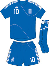 Greece team jersey kit 2 (c) Soccerphile.