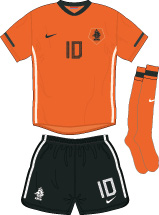 Netherlands team jersey kit 1 (c) Soccerphile.