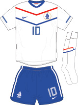 Netherlands team jersey kit 2 (c) Soccerphile.