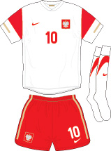 Poland team jersey kit 1 (c) Soccerphile.