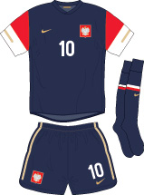 Poland team jersey kit 2 (c) Soccerphile.