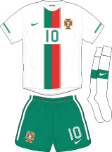 Portugal team jersey kit 2 (c) Soccerphile.