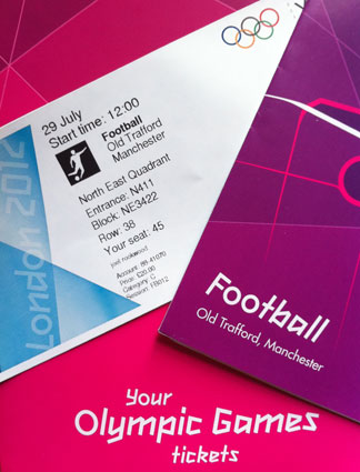 Olympic Football Tickets, 2012