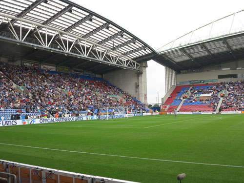 Wigan DW Stadium.