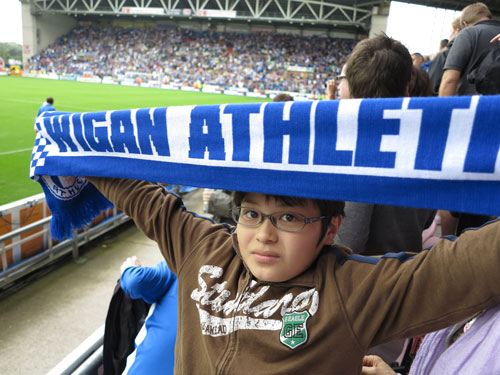 Wigan DW Stadium.