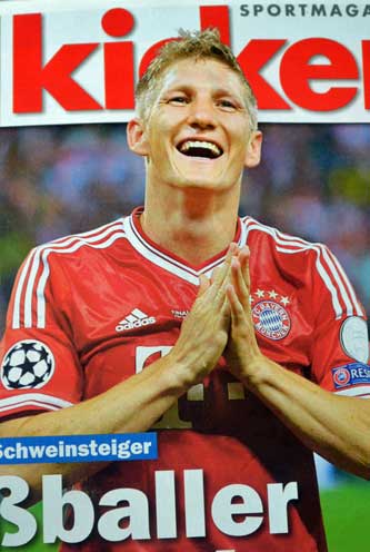 Bastian Schweinsteiger. Bastian Schweinsteiger, Bayern Munich.