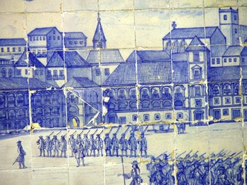 House tiles, Lisbon, Portugal.