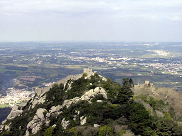 View  from Sintra Palace.